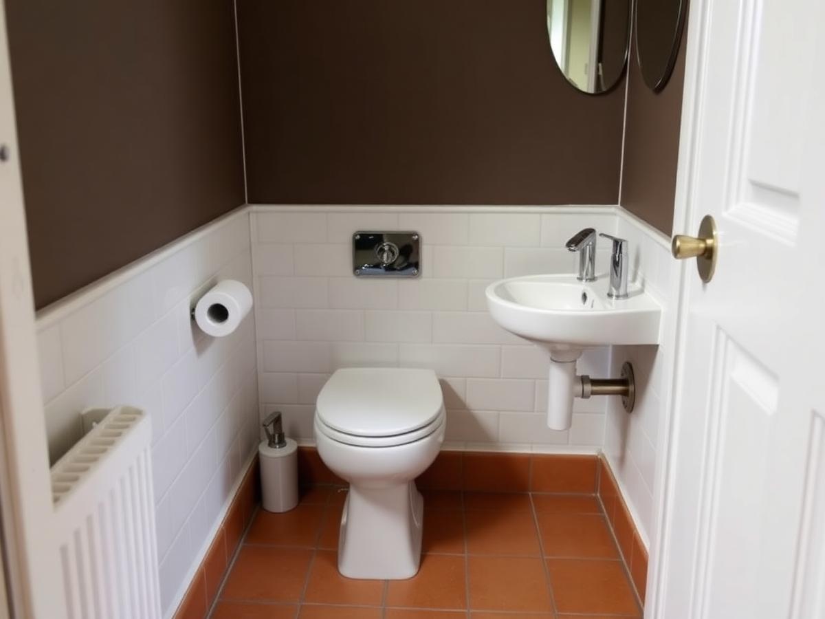 Nieuw toilet en fonteintje aangesloten — voorbeeld van uitgevoerd loodgieterswerk
